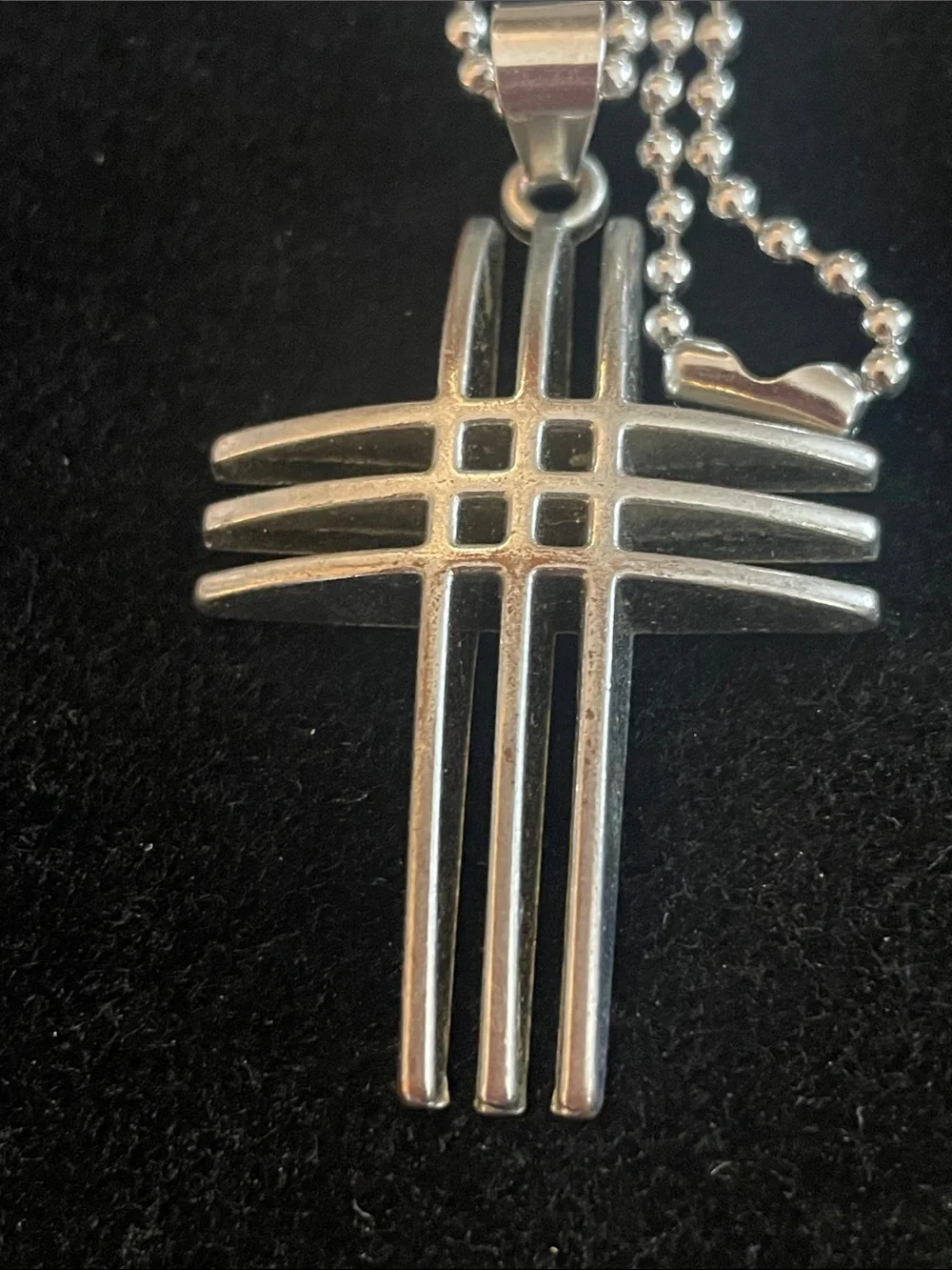 Men’s 22” Cross Tag necklace!  Super cool design! NEW! New without tags